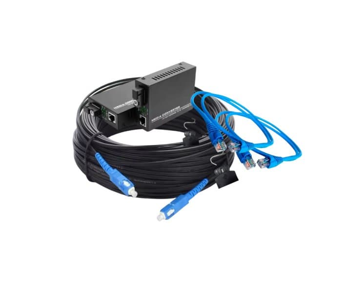 Kit Expansion Rural (fibra, Convertidor, Tensores Y Patchs)